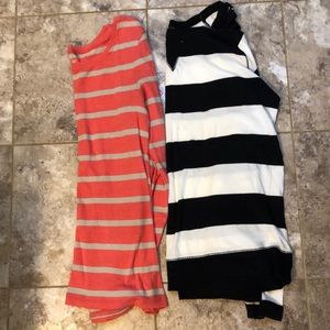 Long sleeve stripped shirts